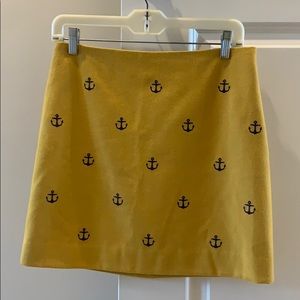 Vineyard Vines Yellow Anchor Skirt